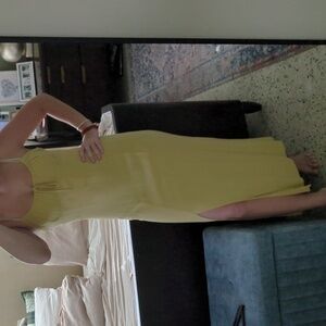 Mustard Yellow Sleeveless Dress